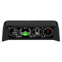 Car Digital GPS Speedometer with Head-up Display Tilt Meter Altimeter Compass for Vehicle Level Monitoring