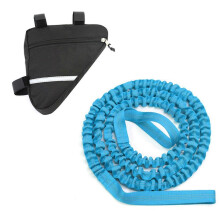 Elastische Nylon-Fahrradleine mit Zugseil für Eltern-Kind-Fahrten, Kinder-E-Bikes, Tragkraft 227 kg für Mountainbike-Strecken