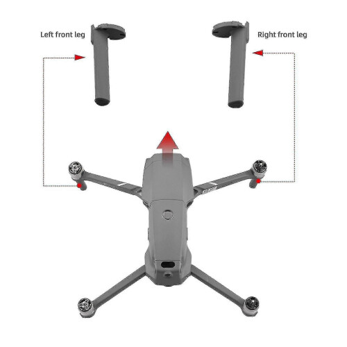 Pouso Compatível com DJI Mavic 2 Pro e Mavic 2, Material Plástico Cinza, Tamanho 5.7x2.4cm 2