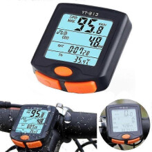 Fahrrad Funk Geschwindigkeitsmesser, LCD Hintergrundbeleuchtung, ABS Gehäuse, Wasserdicht, für Fahrrad Geschwindigkeit und Entfernung Aufzeichnung