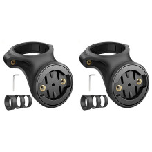 Sattelstützenhalter für Garmin Varia, kompatibel mit RTL510 RTL515 RVR315, passt27,230,931,6 mm, Schwarzes Kunststoff,2 Stück