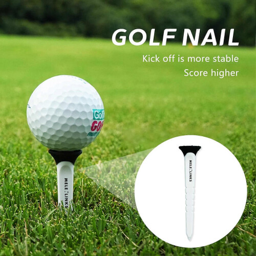 Golf Plastic Ball Nail Set, Durable Unbreakable Practice Tee Holder for Training 2