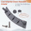 Car Right Interior Door Handle Cover Interior Pull Handle 1C0867172A for  Beetle 2000-2010 6