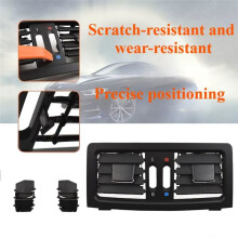 Rear Air Conditioning Vent Grille Cover AC Outlet Duct Trim for E60 E61 5 Series Black