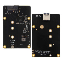 X872 V2.0 USB 3.0 to M.2 NVMe SSD Expansion Board for Raspberry Pi 4 NVMe SSD Shield with Enhanced Data Transfer