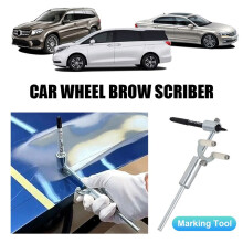 Car Wheel Brow Scriber Galvanized Iron Auto Dent Repair Wheel Arch Car Body Marking Tools Car Body Repair Tools