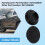 5Pcs DOOR PULL HANDLE CAP Black for  Tucson IX35 2010-2015 827343A000 82734-3A000 5