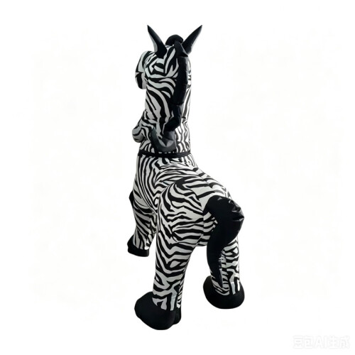 Oppusteligt zebra kostume, til voksne 1