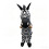 Oppusteligt zebra kostume, til voksne 3