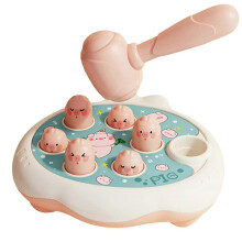 Hamster Educational Percussion Interactive Toy, Early Education Toy for Young Children, 1 Piece Pink Plastic Science Exploration Set