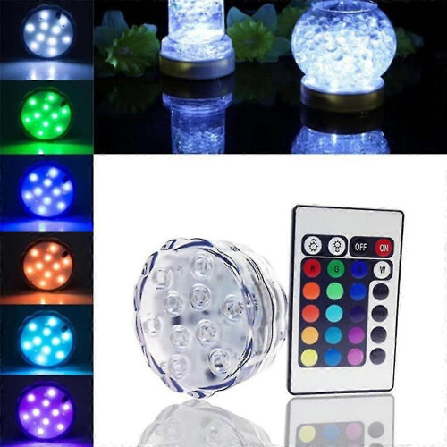 Underwater LED Pool Light with 16 Colours Remote Control IP68 Waterproof 1