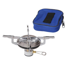 Propane Camping Stove Outdoor Gas Burner Cooker Silver Lightweight Portable