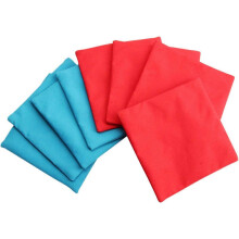 16 Pack Corn Filled Cornhole Bean Bags, 12x12cm Durable 300D Oxford Fabric Training Equipment for Outdoor Garden Party Gatherings