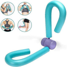 Equipo de entrenamiento de muslos y piernas con resorte de acero grueso y diseño compacto.