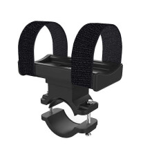 Lautsprecherhalterung, Schraubverschlussbasis, elastisches Band, passend für18-35mm Lenker, für Fahrrad Motorroller Kinderwagen