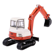 1:50 Scale Engineering Excavator Toy, Diecast Alloy Construction Vehicle Model, 16.5x4.5x7cm, for Mini Landscaping, Sand Table Layout