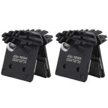 Resin Disc Brake Pads 39 x 36.5mm Black, Ice Tech Hydraulic Cooling compatible with Shimano SLX Deore XTR 2X Bicycles