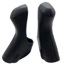 Antislip siliconen remgreepkappen voor racefietsen, compatibel met Shimano ST-4700 ST-5800 ST-6800, trillingsdempende zwarte stuurgrepen.