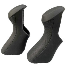 Road Bike Brake Gear Shift Covers Hoods compatible with Shimano Ultegra Di2 ST-6870, Black Silicone Replacement Brake Shift Lever Covers, 1 Pair