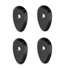 Ringetjes voor elektronische schakelhendelknoppen van fietsen, 4 stuks, zwart plastic, compatibel met Shimano UT8170 DA9270 racefietsen