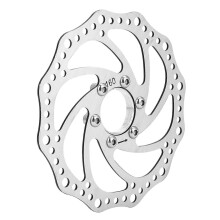 Mountain Bike Brake Disc Rotor Flange Adapter, 160mm 48mm 6 Bolts, Stainless Steel, for Mountain Bicycle