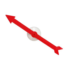 Flèche rotative magnétique en plastique grand format, diamètre 15 cm, pour rassemblements familiaux et activités en salle de classe