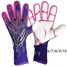 Guantes de portero de fútbol, protección extra para dedos, amortiguación, malla transpirable, nailon y goma, para principiantes adultos