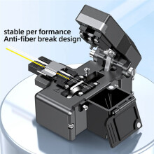 T-09 One-Step Fully Automatic Fiber Optic Cleaver+Blade Optical Fiber Fusion Splicer Cutter Cold Cut Hot Melt