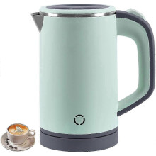 Bouilloire de voyage en acier inoxydable 800ml, 600W, arrĂŞt automatique, pour camping et hĂ´tel