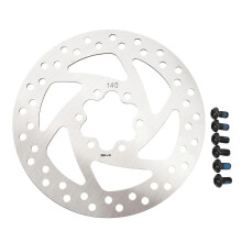 Remschijf voor elektrische scooters 140 mm, compatibel met Ninebot KUGOO Speedway Zero, roestvrij staal