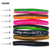 70PCS Soft Bionic Multi-Jointed Fishing Lures Kit, Slow Sinking Lifelike Silicone Swimbaits for Bass Trout, Freshwater Saltwater Compatible