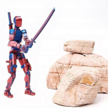 Mini Legends Voll bewegliche, 3D-gedruckte Roboter-Sammelfigur, 14 cm, individuell beweglich, PETG-Kunststoff, für Sammler und zur Präsentation