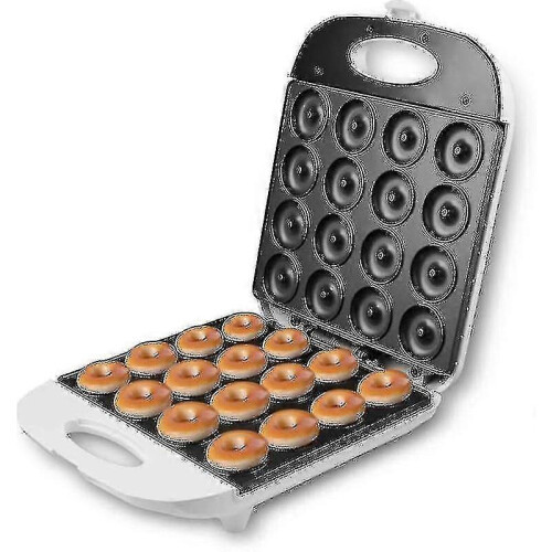 Machine à mini-donuts avec plaques chauffantes double face pour 16 beignets
