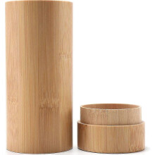 Tube urne biodégradable pour la dispersion des cendres humaines, urne souvenir en bambou fabriquée à la main