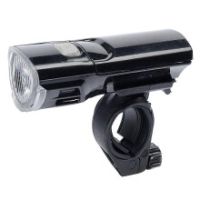 Fahrrad-Frontscheinwerfer, batteriebetrieben, wasserdicht, LED-Lenkerleuchte, 3 Leuchtmodi, für Mountainbike und Rennrad, schwarzes ABS