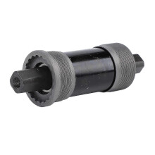 Fahrrad-Tretlager, 118 mm, Doppellager, Achse aus Kohlenstoffstahl, Lager aus Edelstahl, wasserfeste Schrauben für Rennräder und Mountainbikes