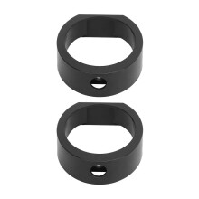 Anel de bloqueio redondo para patinete elétrico, 2 unidades, material plástico ABS, anel de proteção para reparo
