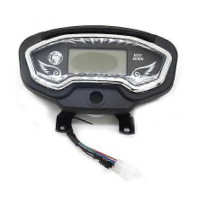 Electric Tricycle LCD Display Indicator, 48-72V Plastic Speedometer Instrument Panel, Shows Speed Battery Status Turn Signal Light