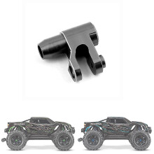 Braço Servo de Direção em Liga de Alumínio, Compatível com RC 1/5 X-Maxx 6s 8s, Peça de Substituição para Atualização, Preto