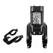 GPS-Fahrradscheinwerfer mit Tachometer und Hupe, wiederaufladbarer Fahrradcomputer, Frontlicht
