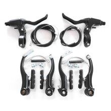 V-Brake Aluminium Alloy Bicycle Brake Set, Front & Rear Replacement for MTB, Road and Mountain Bikes, Adjustable Tension, Weather Resistant