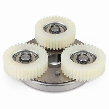 Elektrische fietsmotor tandwiel 36T nylon planetair tandwiel met koppeling, compatibel met middenmotoren.