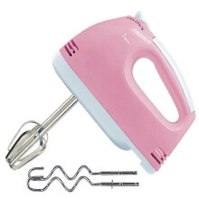 Batteur électrique 7 vitesses avec 4 accessoires pour la pâtisserie et la cuisine, acier inoxydable, 180 W