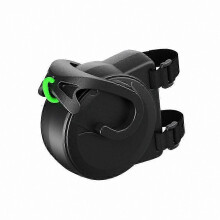 Einziehbares Fahrrad-Zugseil, flexibles elastisches Zugseil, schwarzes Kunststoff-Anhängerzubehör für Mountainbiker im Outdoor-Bereich