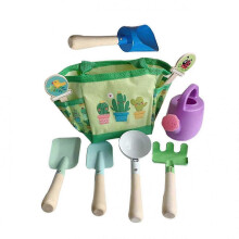 Ensemble d'outils de jardinage colorés et légers pour les tout-petits - Apprentissage du jardinage