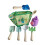 Garden Tools Set with Colourful Lightweight Tools for Toddlers Educational Gardening 1