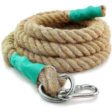 Climbing Rope 30mm 3m Natural Hemp Fibre for Training Fitness Strength