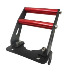 Achtervoetsteun compatibel met Pro elektrische scooter, metalen achtervorkpedaal, roodzwart