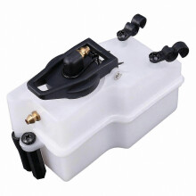 Tanque de Combustível 125CC Compatível com HSP 94760 94761 94762 94763 94766 94885 94862 94866 para Carros RC 1/8, Plástico Branco