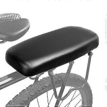 Fietsachterzitje, waterbestendig PU-leer, dik schuimrubberen kussen, geschikt voor de meeste fietsen, achterdrager, voor MTB mountainbikes